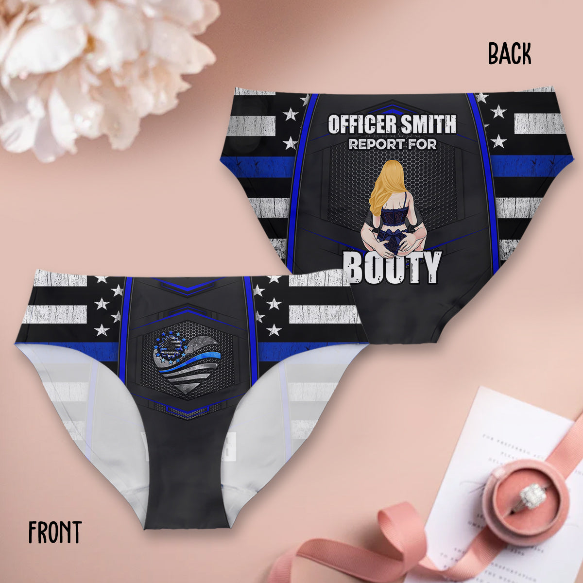 Rapport pour butin - Culottes personnalisées pour policières