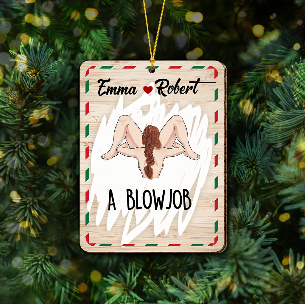 Scratch To Reveal - Personalized Couple Ornament