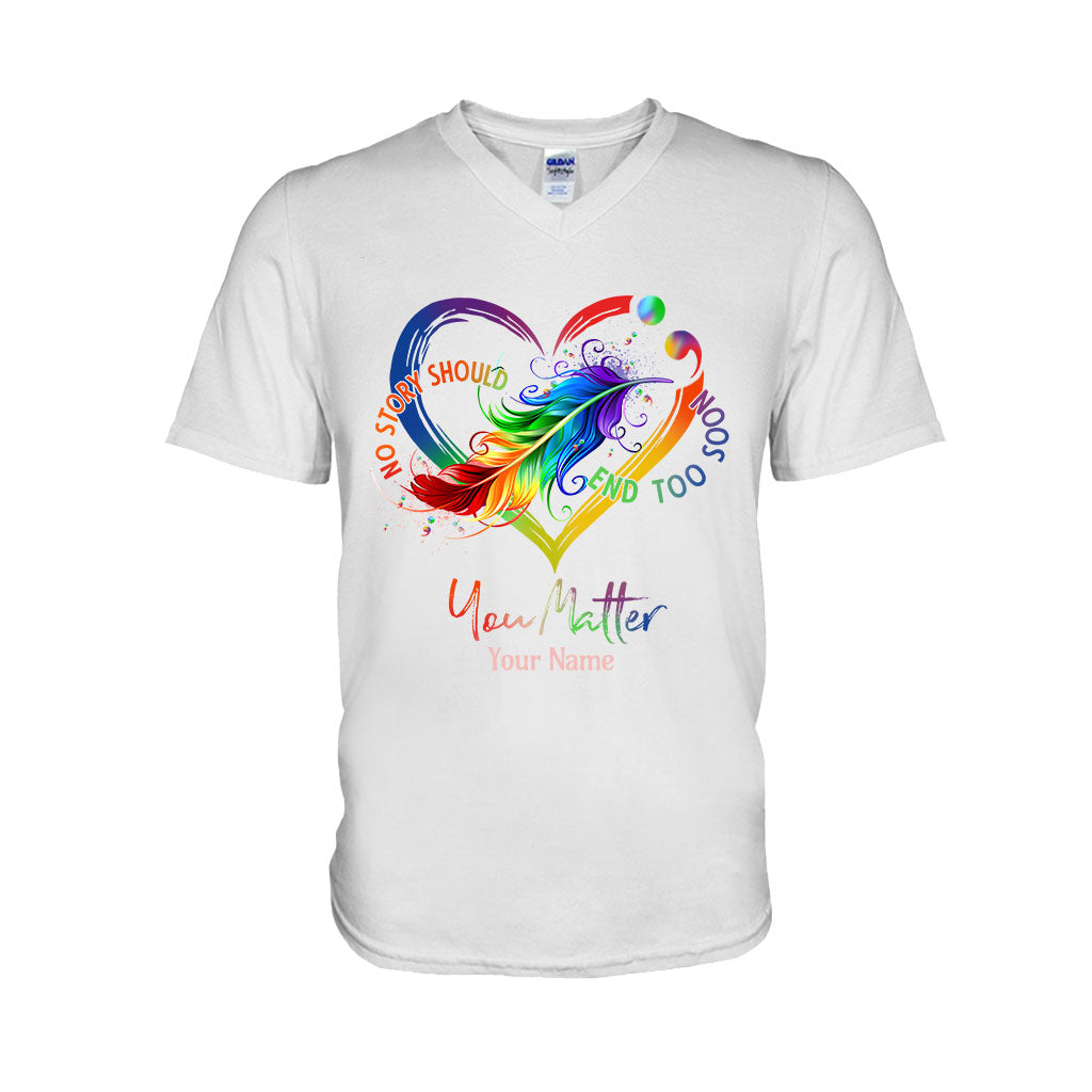 Votre vie compte - T-shirt et sweat à capuche personnalisés pour la prévention du suicide