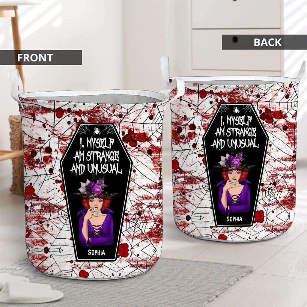 I Myself Am Strange and Unusual - Personalized Witch Storage Basket