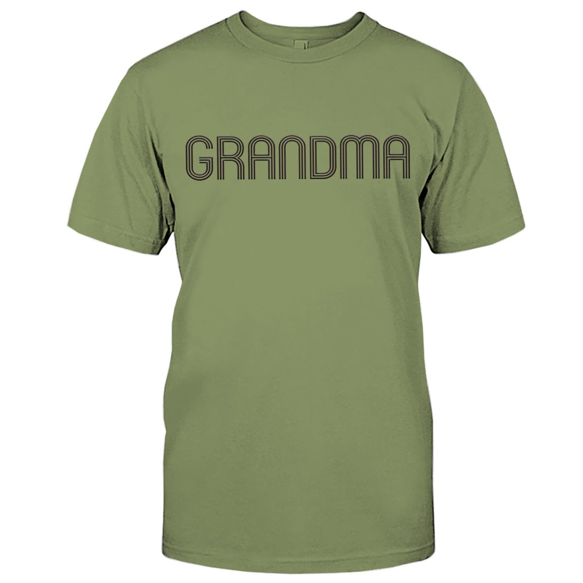 T-shirt brodé personnalisé avec nom pour grand-mère
