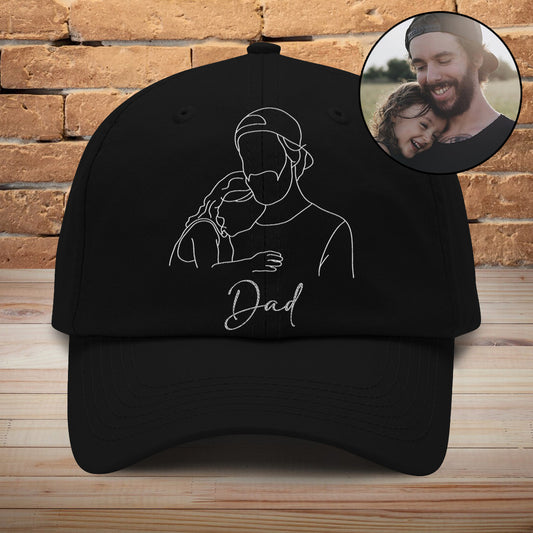 Casquette classique brodée personnalisée avec photo - Beau-père