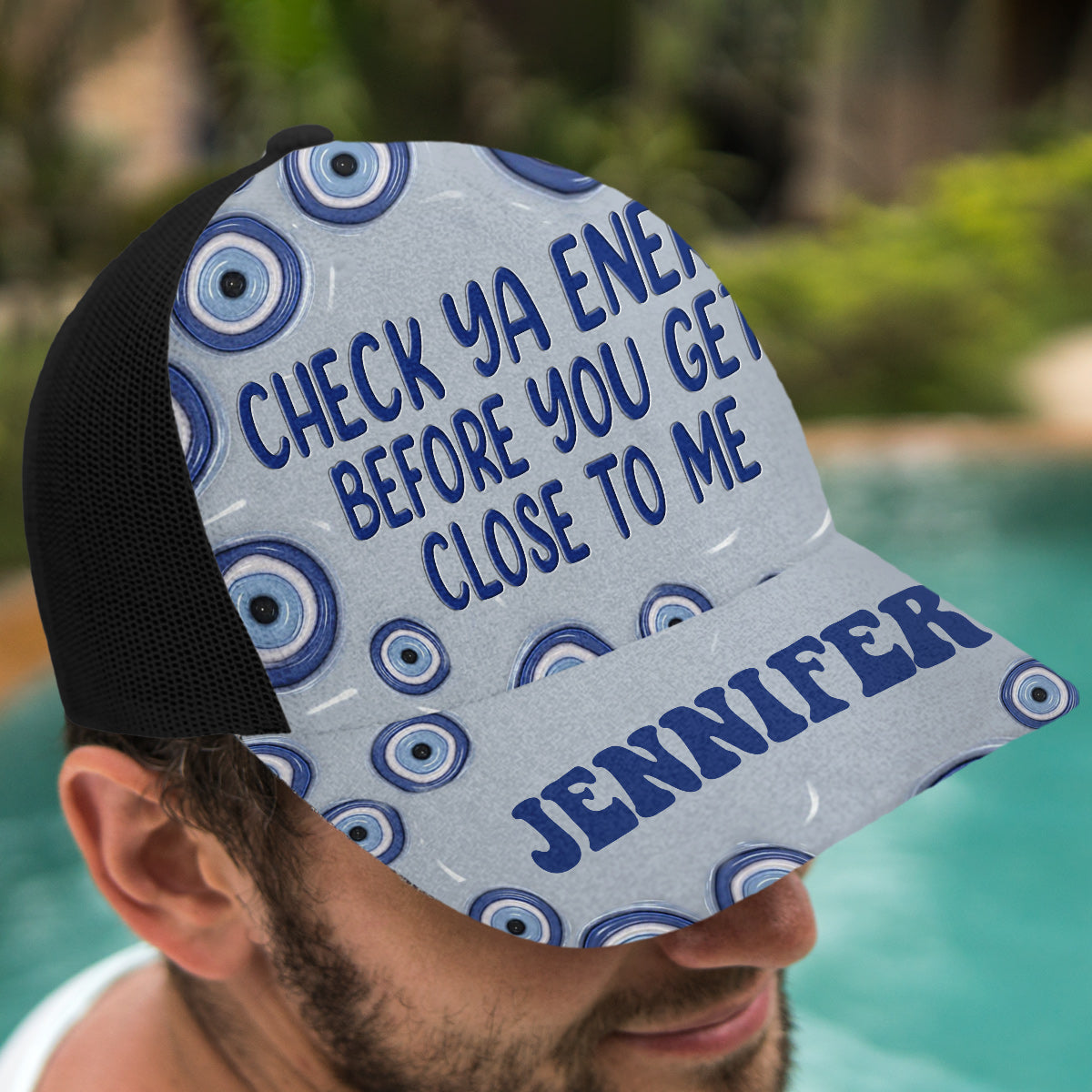 Check Ya Energy - Personalized Witch Trucker Hat