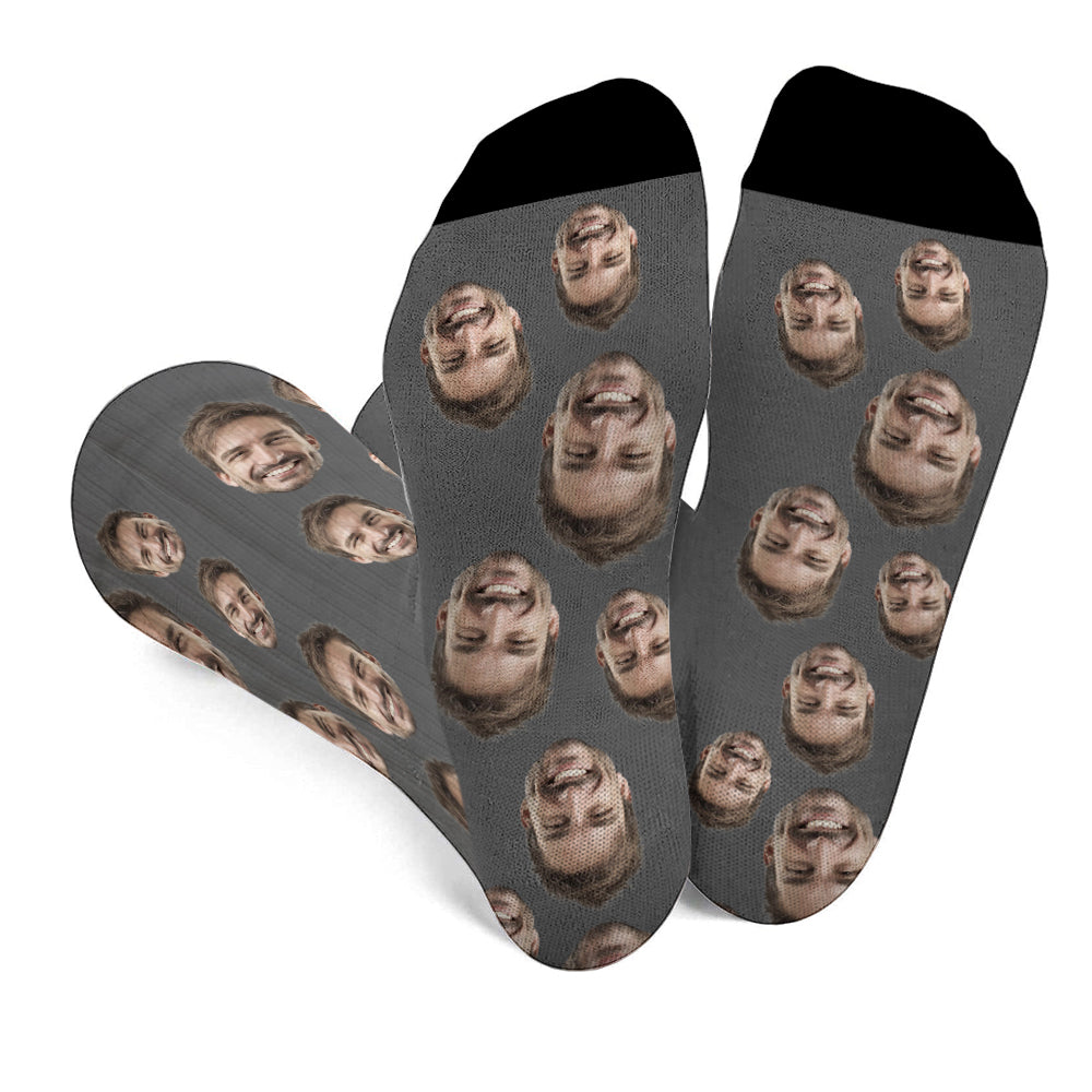 Individuell gestaltete Socken für Stiefväter