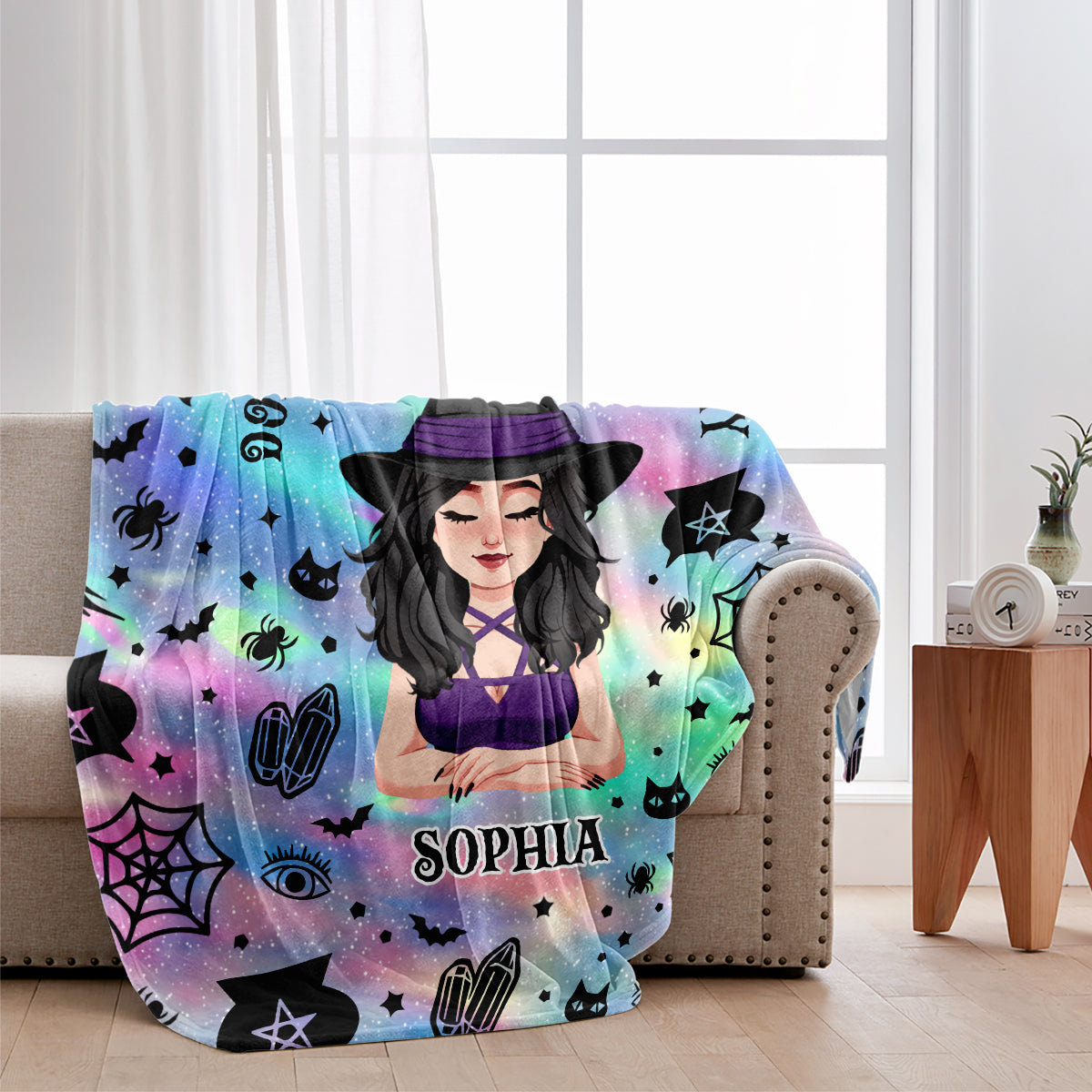 Don't F With My Energy - Personalized Witch Blanket
