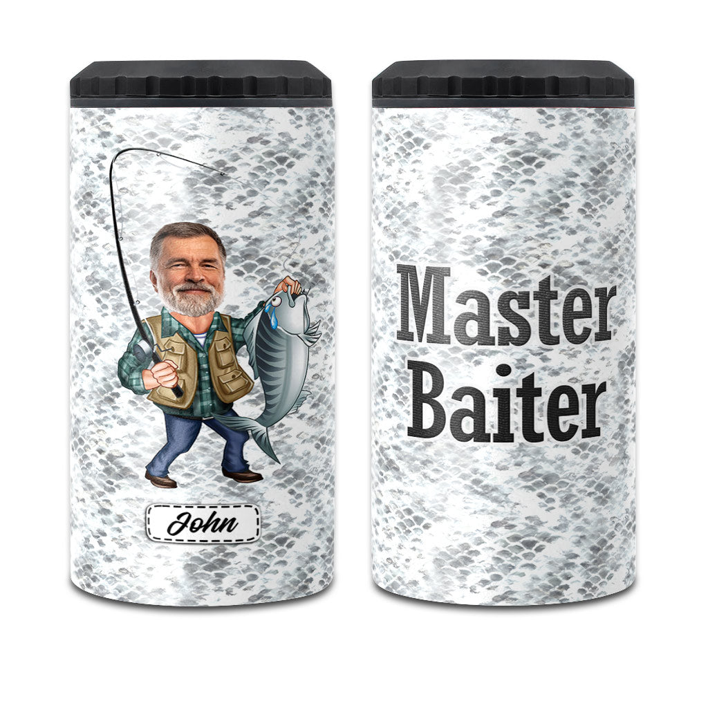 Master Baiter - Personalized Fishing Can Cooler