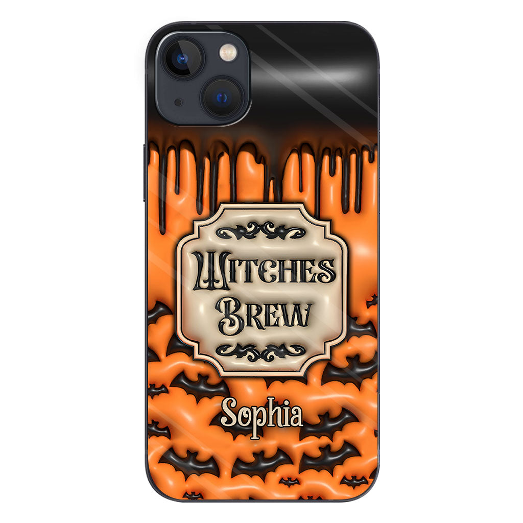 Witches Brew - Personalized Witch Clear Phone Case