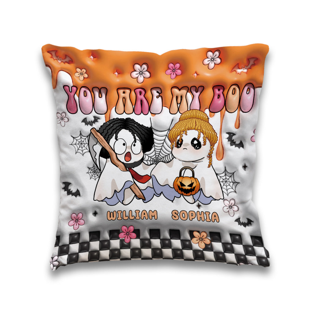 You Are My Boo - Personalized Couple Throw Pillow