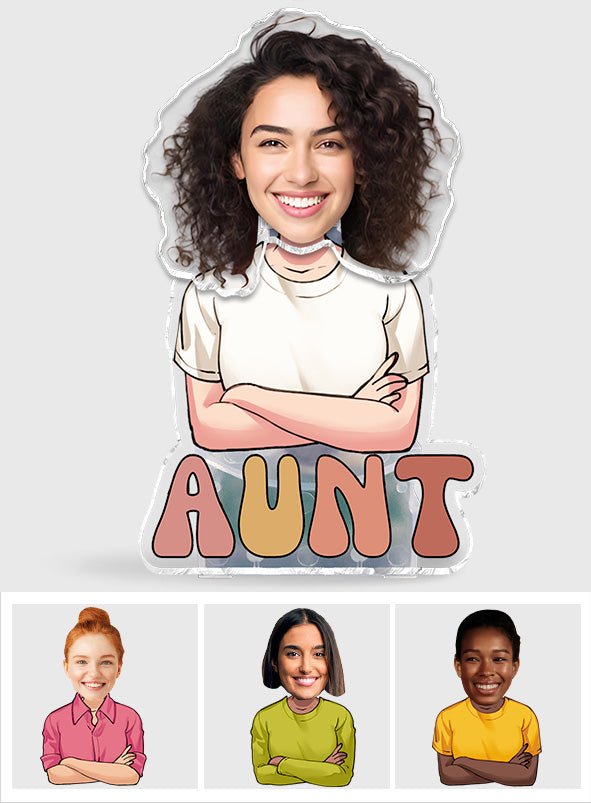 Tante – Geschenk für Tante – Personalisierter Wackelkopf