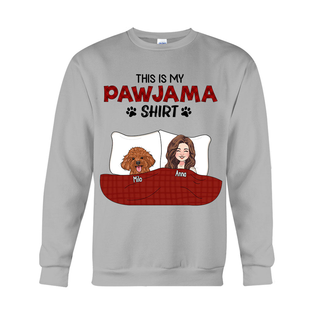 Mon T-shirt Pyjama pour Chien - T-shirt et sweat à capuche personnalisés pour chien