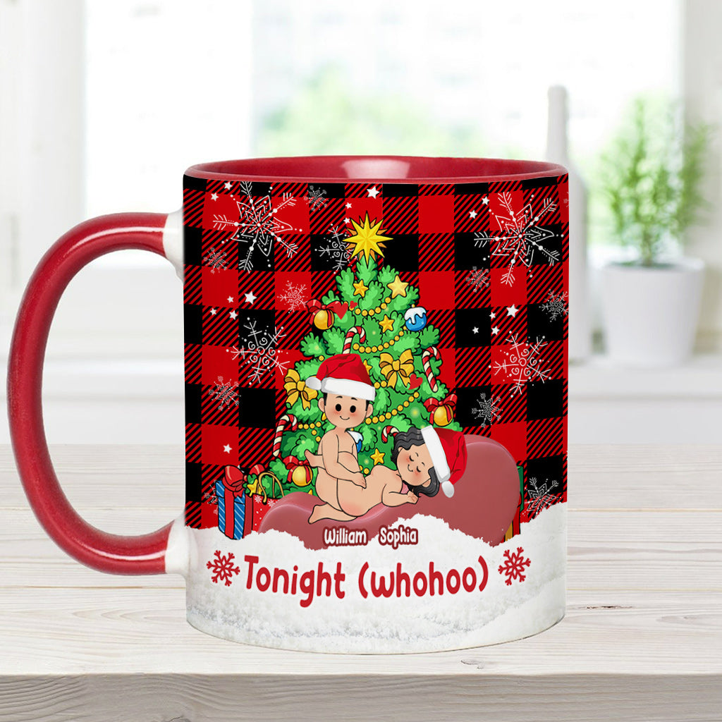 Tonight - Personalized Couple Accent Mug