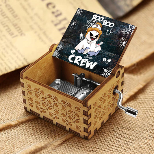 Boo Boo Crew - Personalized Nurse Hand Crank Music Box