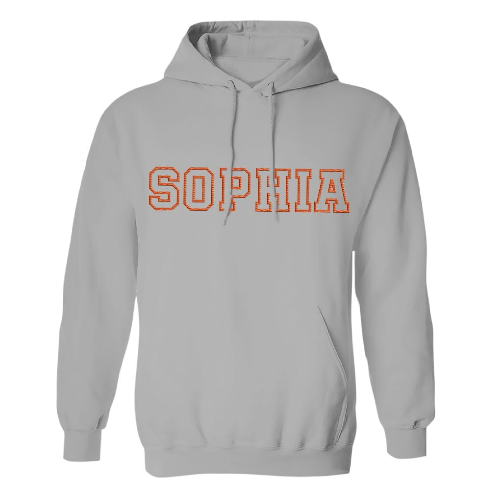 Personalisierter Hoodie mit Stickerei für die Enkelin – individueller Name