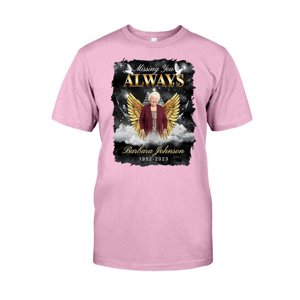 Always In My Heart - Personalized Memorial T-shirt And Hoodie