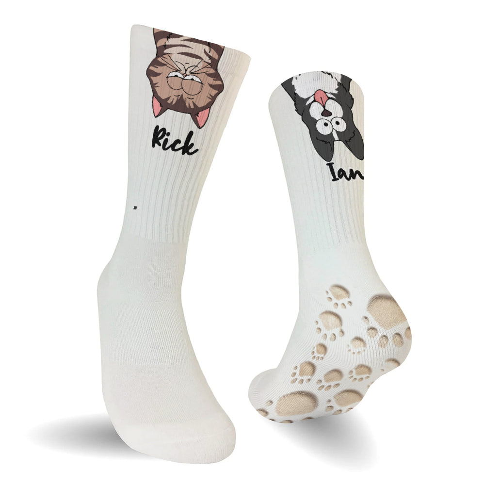 Katzen- und Hundesocken für Tierliebhaber – personalisierte Hundesocken