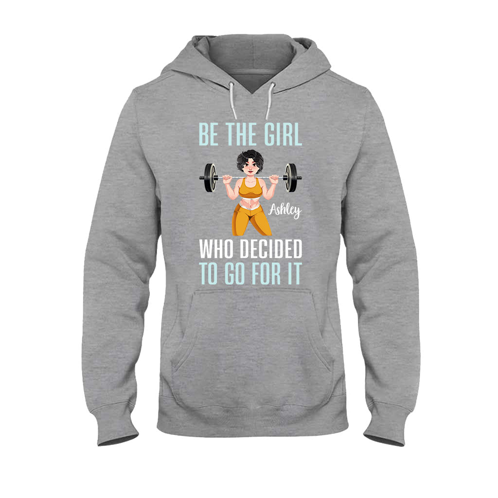 Sie hat sich dazu entschlossen, es zu wagen – personalisiertes Fitness-T-Shirt und Hoodie