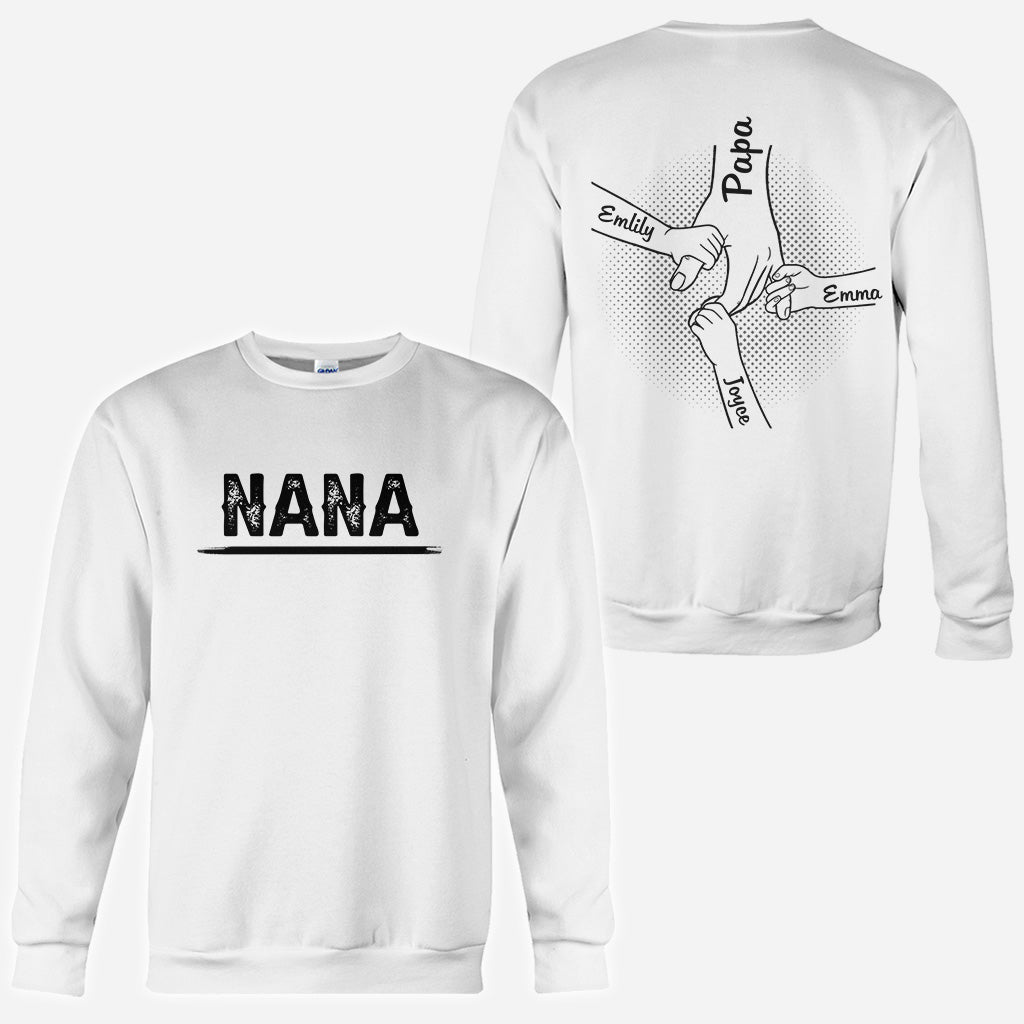 Hand in Hand I Will Always Protect You - Personalized Family All Over Shirt