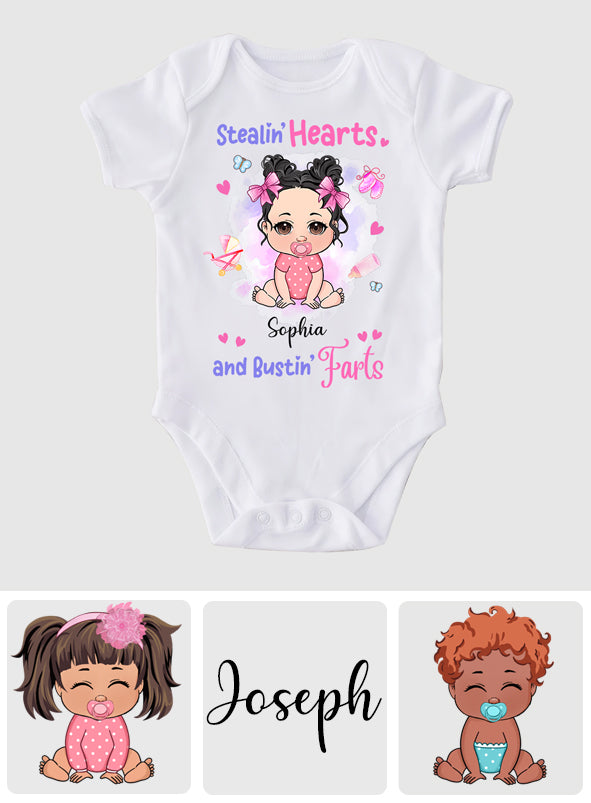 Stealing Hearts - Personalisierter Neugeborenen-Body