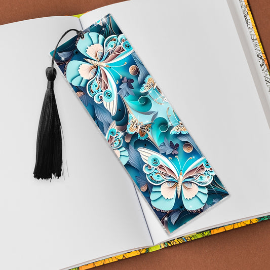 J'adore les papillons - Marque-page papillon