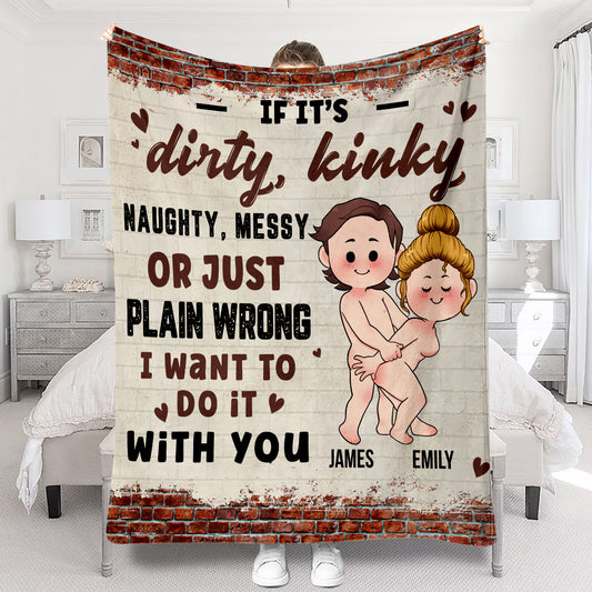 Partner In Crime - Personalized Couple Blanket