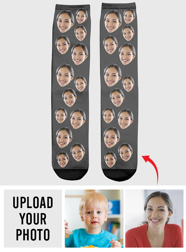 Individuell gestaltete Socken für Tanten