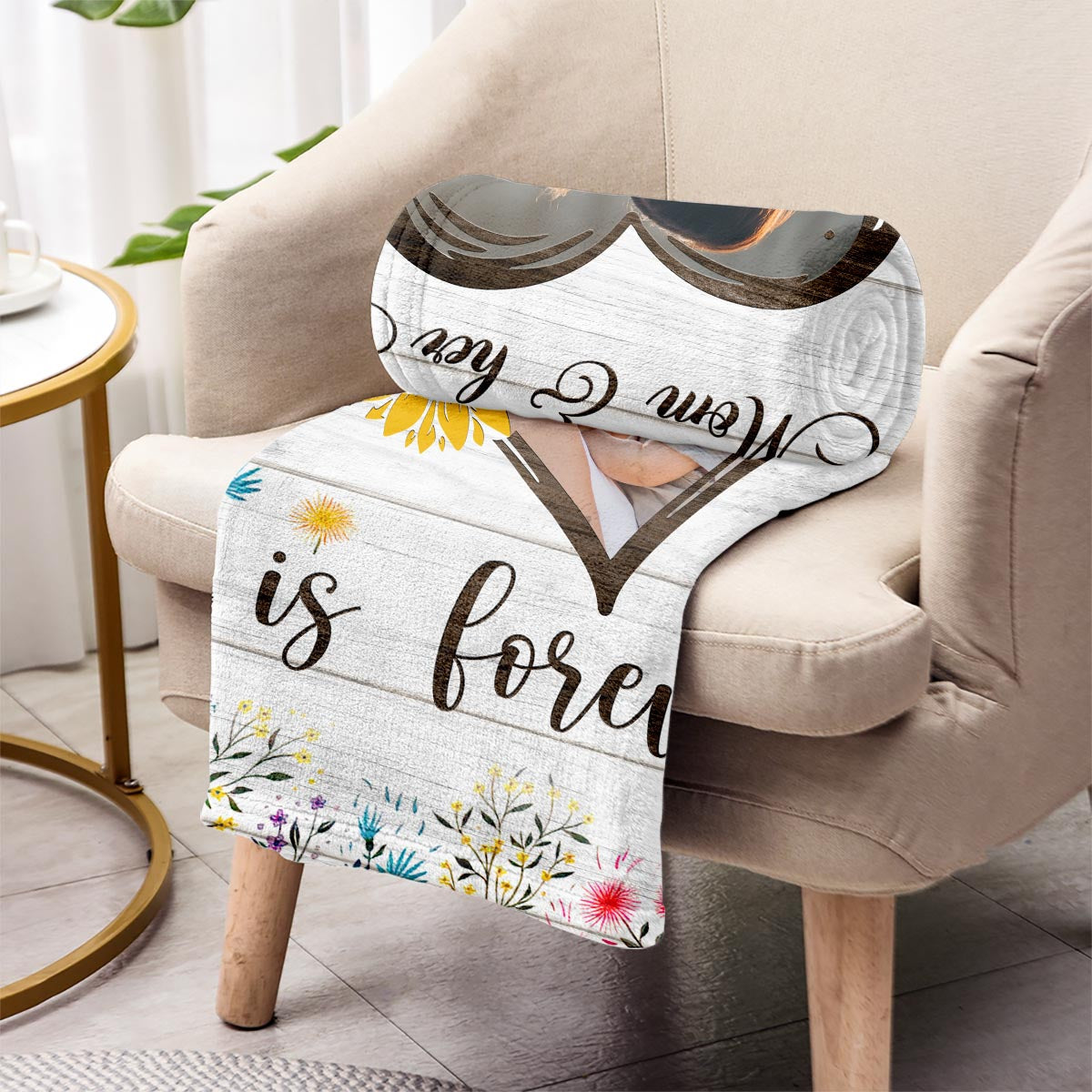 If We Had A Flower - Personalized Mother Blanket