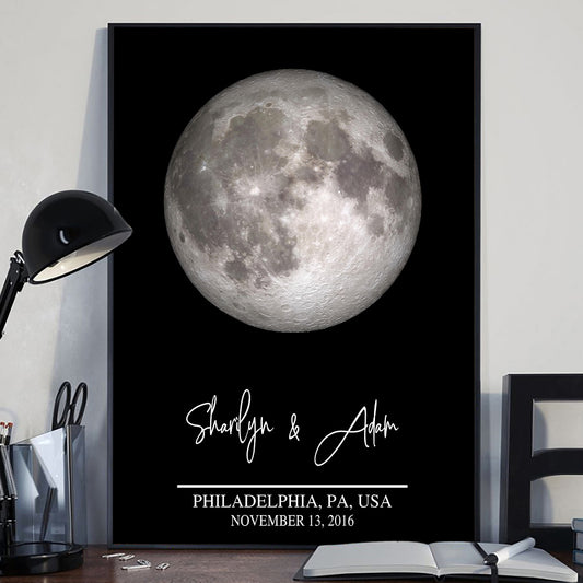 The Day We Met - Personalized Couple Canvas And Poster