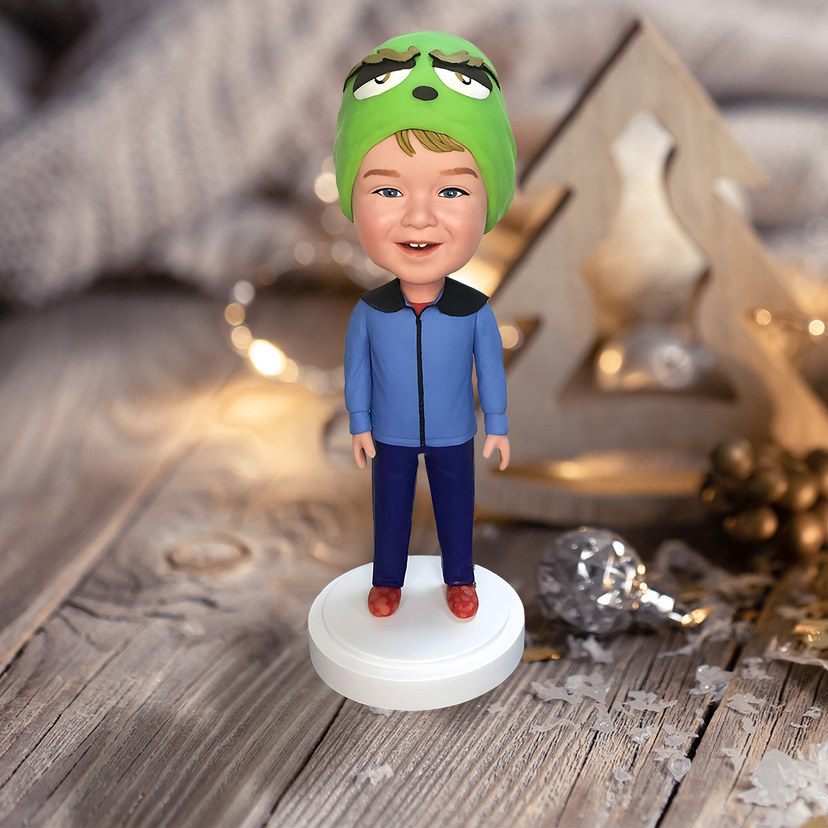 Figurine à tête branlante personnalisée pour enfant - Mignonne - Enfant