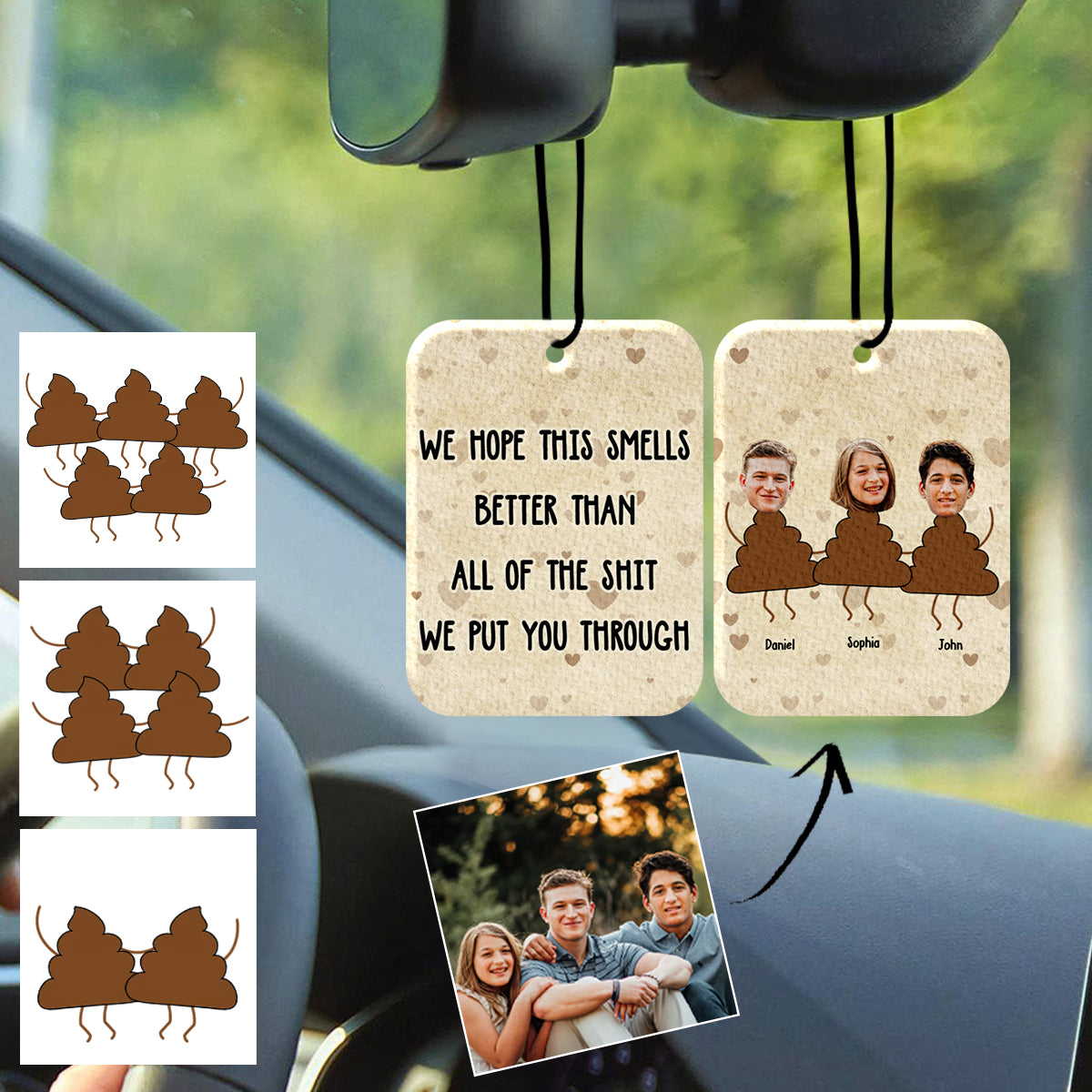 Hope This Smells Better - Personalized Mother Rectangle Air Freshener