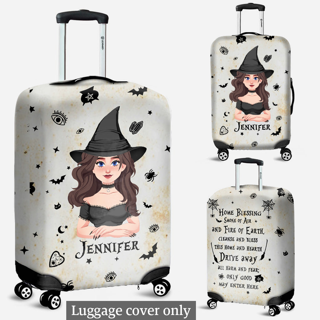 Home Blessing - Personalized Witch Luggage Cover