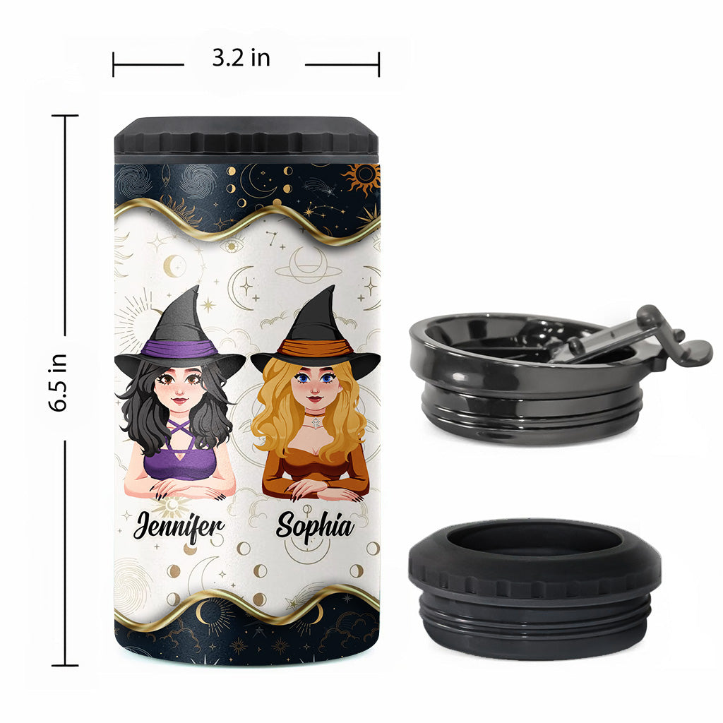 We're Not Sugar And Spice - Personalized Witch Can Cooler