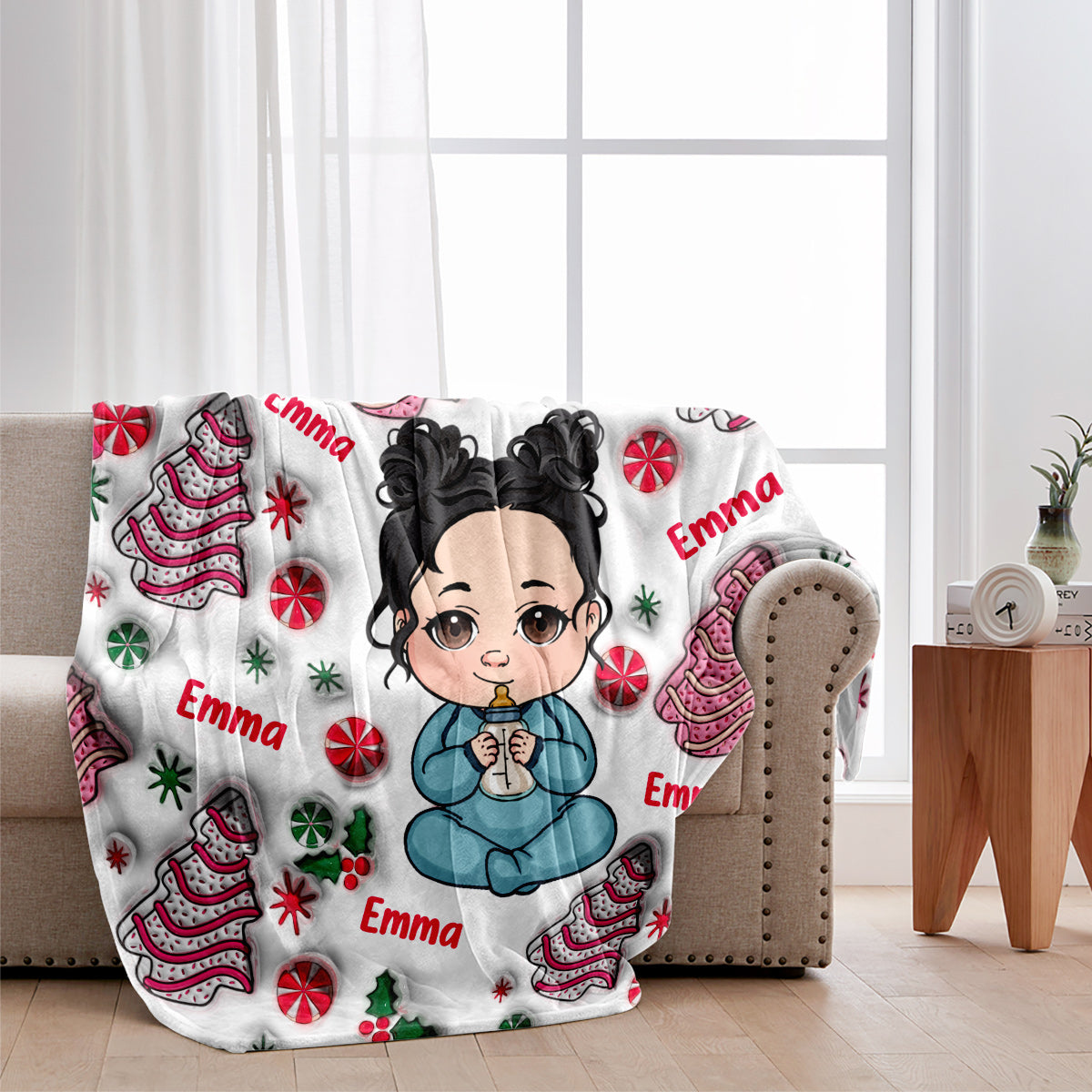 Joyeux Noël les enfants - Couverture personnalisée pour enfants