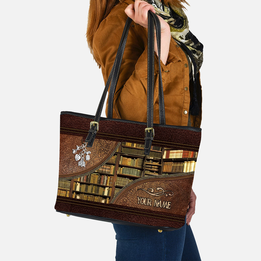 Bibliothek – Personalisierte Ledertasche für Bibliothekare