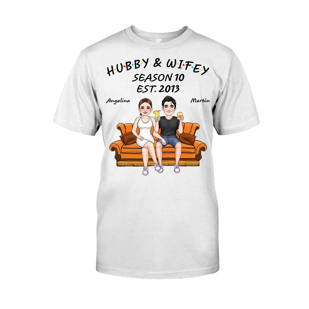Hubby And Wifey - Personalized Husband And Wife T-shirt And Hoodie