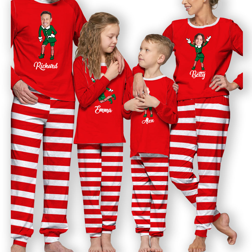 Pyjamas de Noël assortis - Ensemble de pyjamas personnalisés pour toute la famille