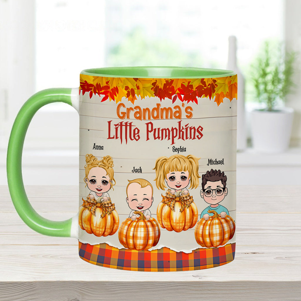 Les petites citrouilles de grand-mère - Mug personnalisé pour grand-mère