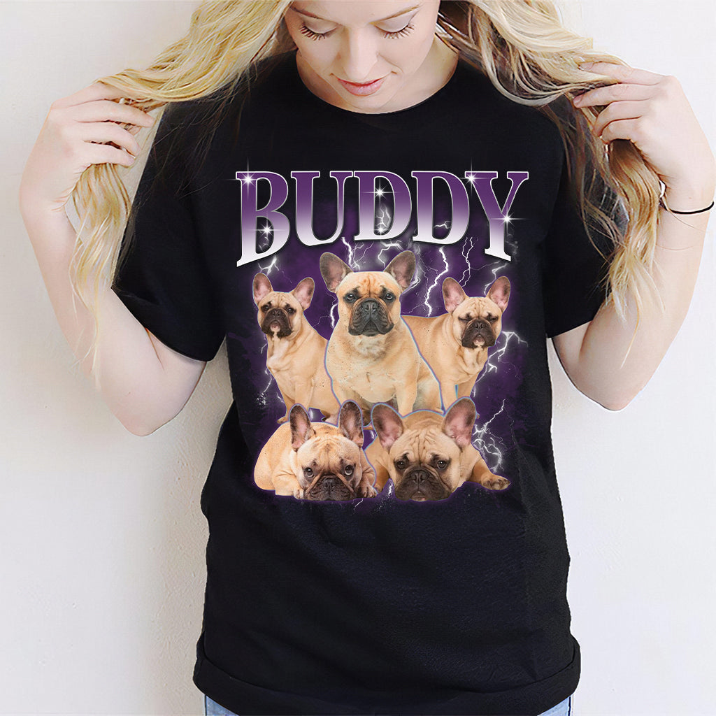 T-shirt et sweat à capuche personnalisés style rap bootleg - Cadeau idéal pour les amoureux des chiens et des chats - T-shirt et sweat à capuche personnalisés