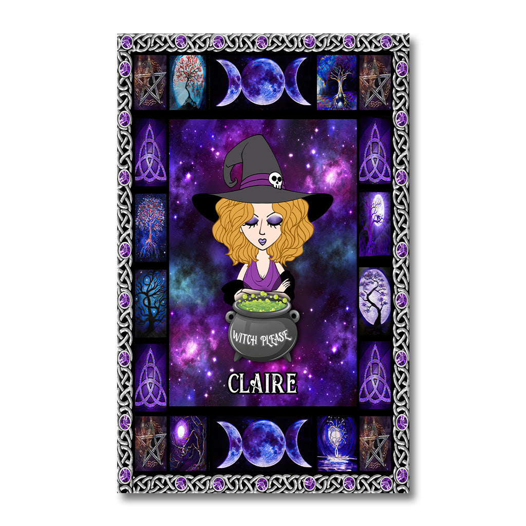 Witch Please - Personalized Witch Canvas And Poster