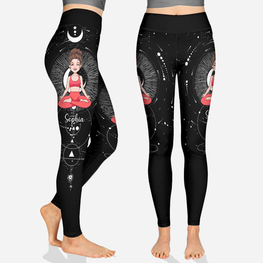 Namaste – Personalisierte Yoga-Leggings