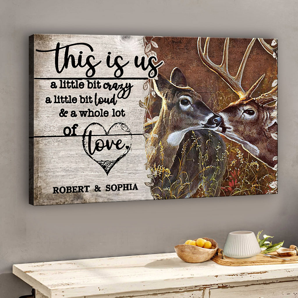Das sind wir – Personalisierte Jagd-Leinwand und Poster