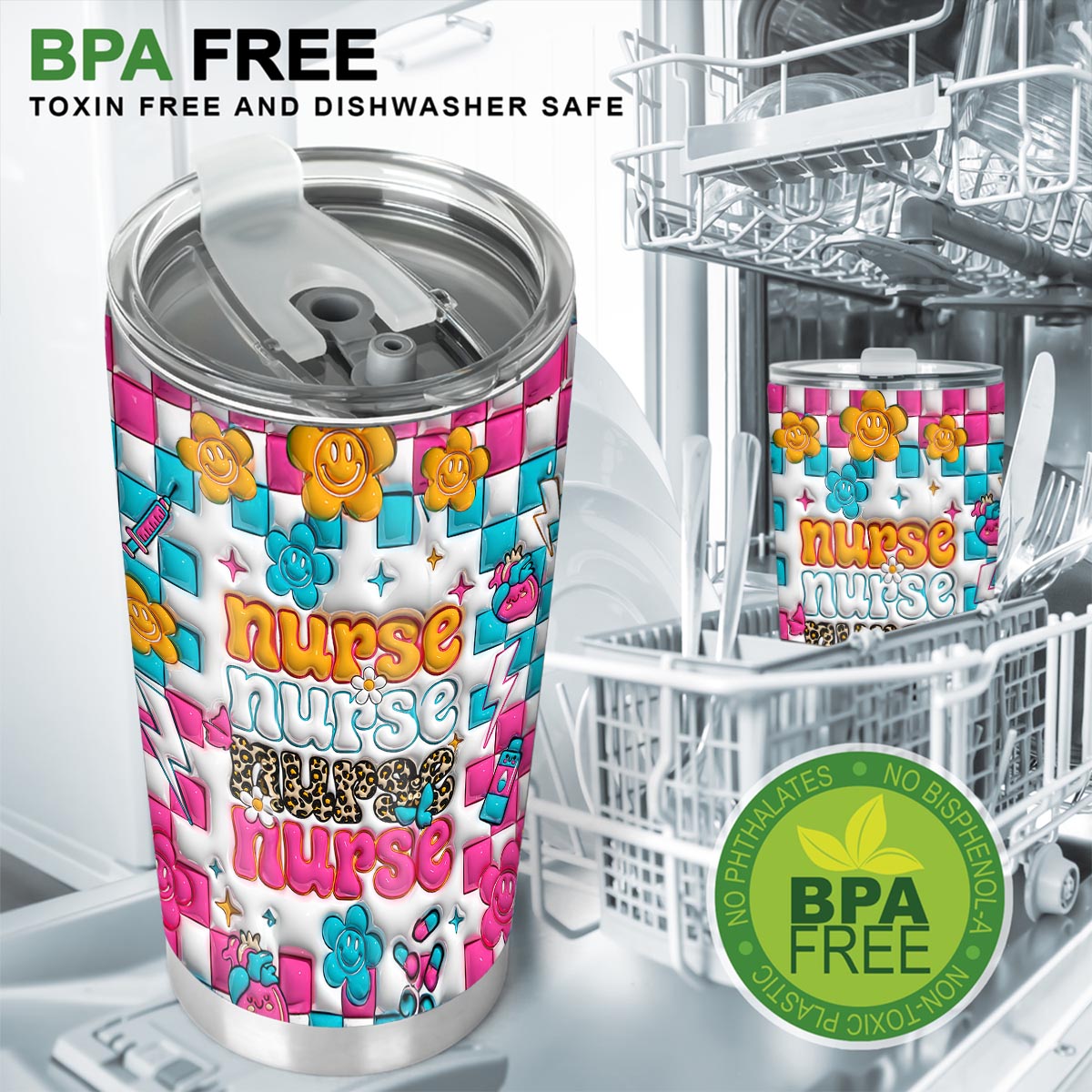 Nurse Life - Personalized Nurse Tumbler
