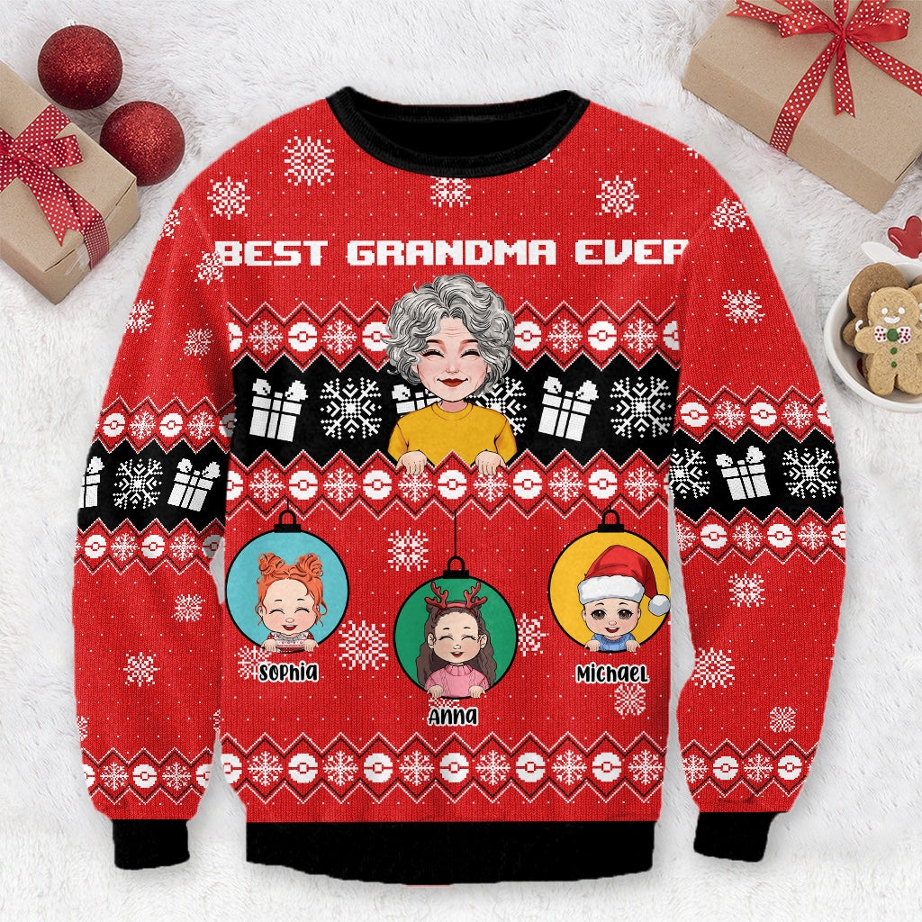 Die beste Oma aller Zeiten – personalisierter Oma-Pullover
