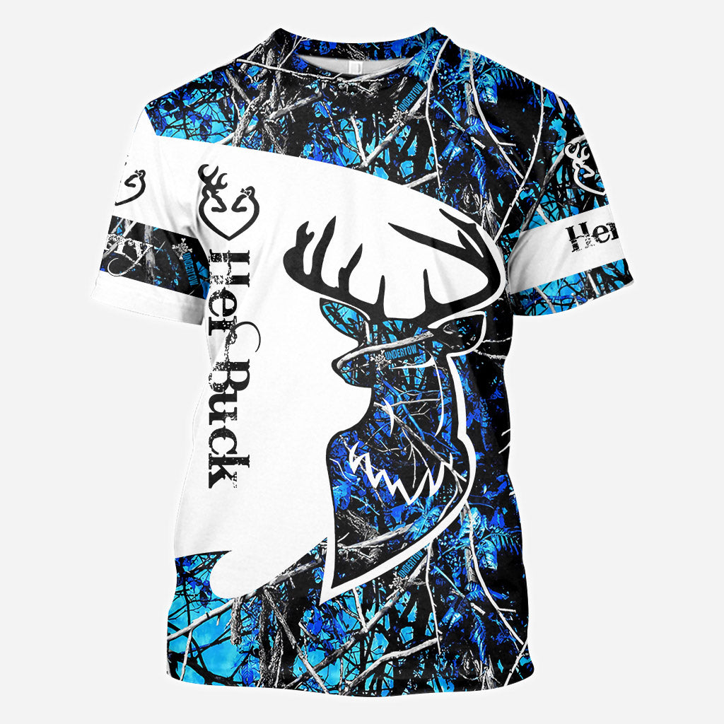 His Buck Her Doe - Personalized Hunting All Over Shirt