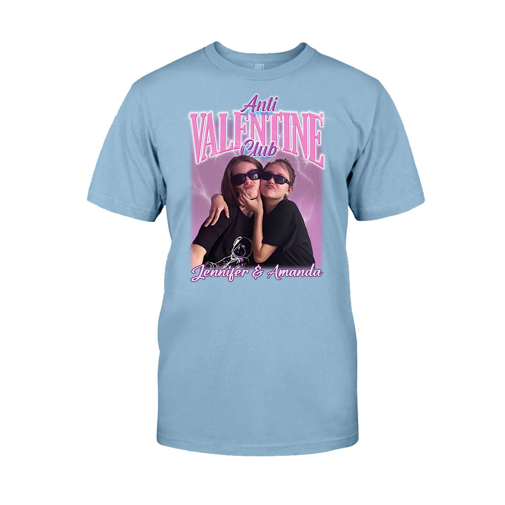 Anti-Valentinstag-Club – Personalisiertes Bestie-T-Shirt und Hoodie