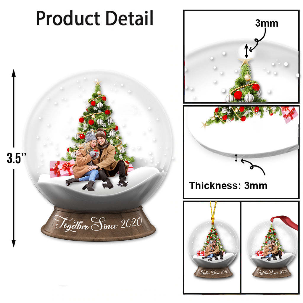 Together Since - Personalized Couple Transparent Ornament