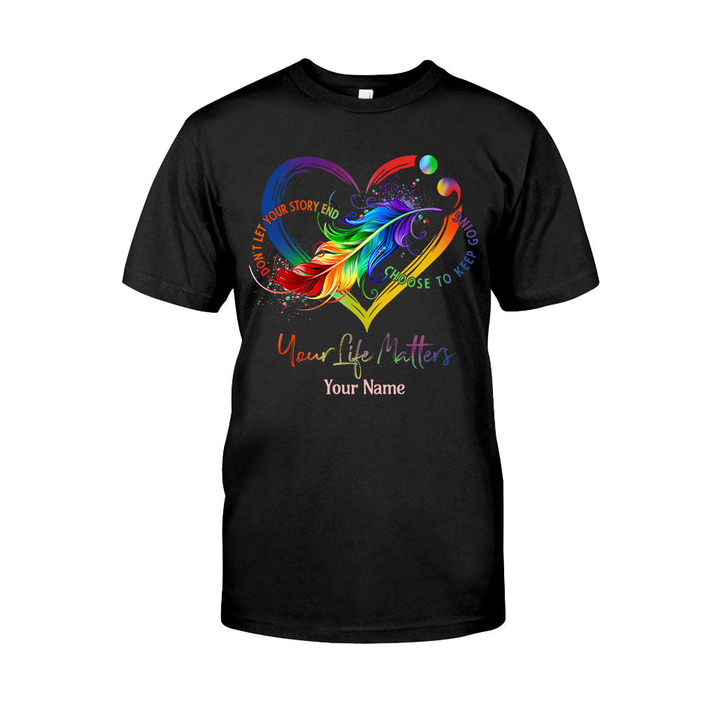 Your Life Matters - Personalized Suicide Prevention T-shirt And Hoodie