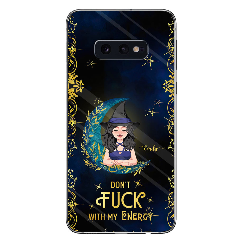 Don't F With My Energy - Personalized Witch Phone Case
