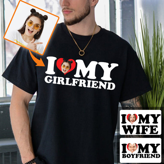 I Love My Hot Girlfriend/ Boyfriend/ Wife/ Husband - Personalized Couple T-shirt And Hoodie