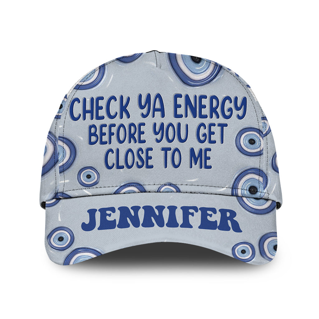 Check Ya Energy - Personalized Witch Classic Cap