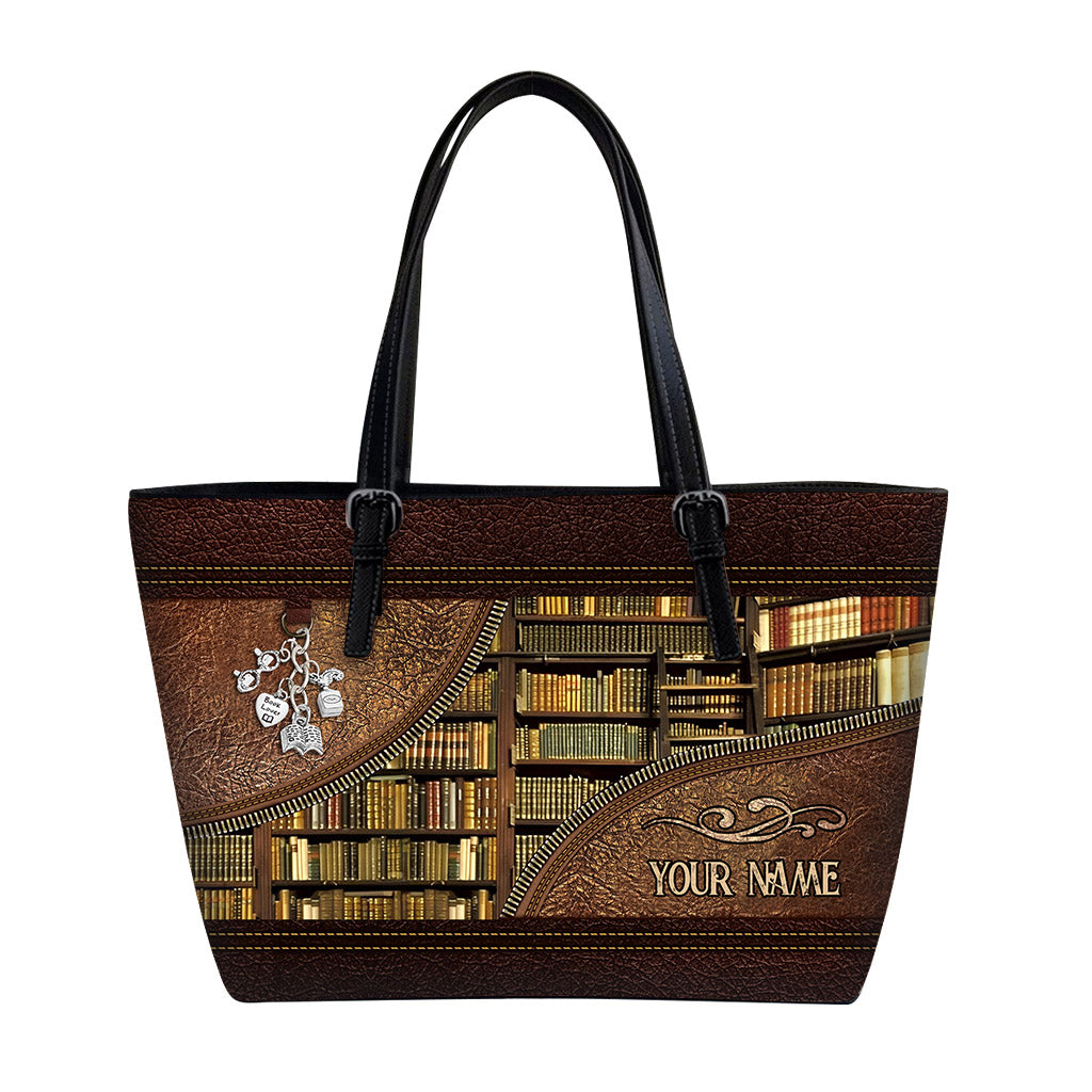 Bibliothek – Personalisierte Ledertasche für Bibliothekare